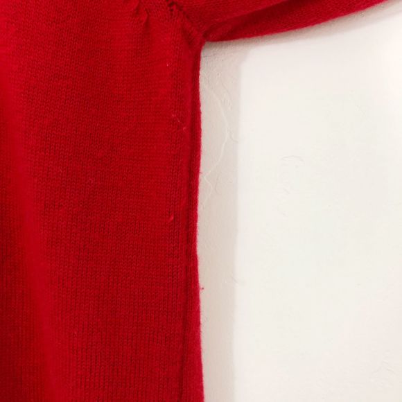 Kate Spade 'All Dolled Up' Embroidered Sweater Red - Picture 8 of 10